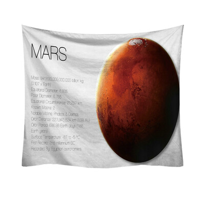 

Toponeto Fashion Tapestry Planet Universe Pattern Style Decorative Tapestry Home Decor