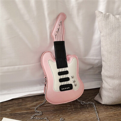 

Tailored Female Personality Shoulder Bag Mini Guitar Bag Fashion Wild Messenger Bag