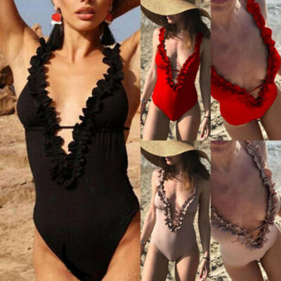 

Women One-piece Swimsuit Swimwear Push Up Monokini Bathing Suit Bikini Beachwear