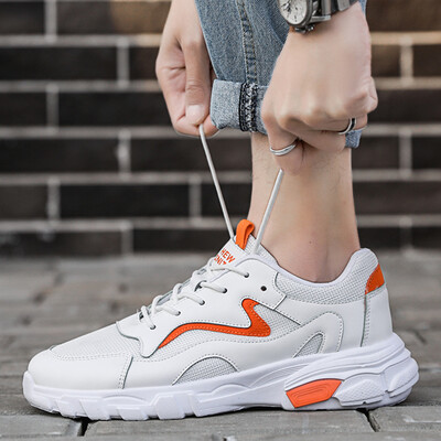 

2019 new summer mens shoes Korean version of the trend of sports&leisure canvas shoes mens wild net red white tide shoes