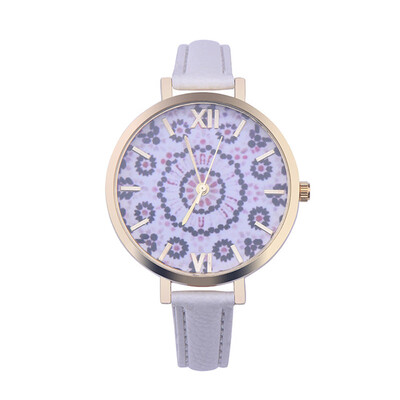 

Relogio Feminino De Luxe Marque Montre Femmes Quartz Montres Floral pattern Clock Female Watch Featured Horloge Dames 50