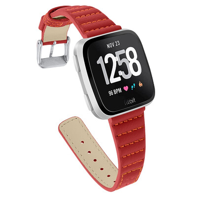 

ECSEM Replacement Band Strap Leather Bracelet Wristband Accessories for Fitbit Versa&Fitbit Versa 2 for Women Men, ECSEM Replacement Band Strap Leather Bracelet Wristband Accessories for Fitbit Versa&Fitbit Versa Lite for Women Men