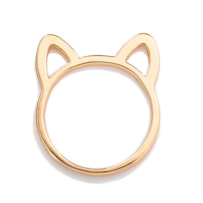 

New Fashion Accessories Jewelry Rings Lovely kitty Cat Ear Rings for Women Wedding Gifts Simple Style 3 choice