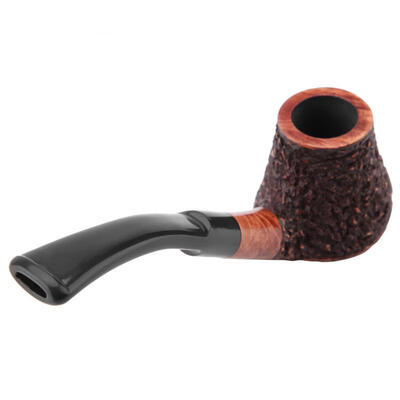 

Greensen 3mm Mini Flat Bottom Carving Briar Tobacco Pipe Portable Cigarette Pipe with Carbon Core Filter