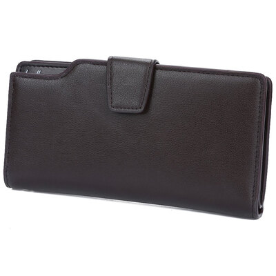 

Guapabien Men Hasp Zipper Multi Functional Card Money Photo Vertical Wallet