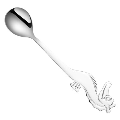 

Toponeto Colorful Marine Animal Spoon Handle Ice Cream Drinking Tools Kitchen Gadget