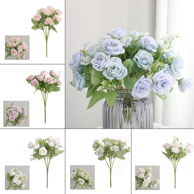

Artificial Simulation Rose Cloth Flowers Heads Wedding Party DIY Home Decor