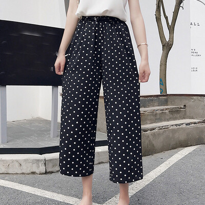 

Tailored Fashion Women Casual Loose Trousers Ankle -Length Pant