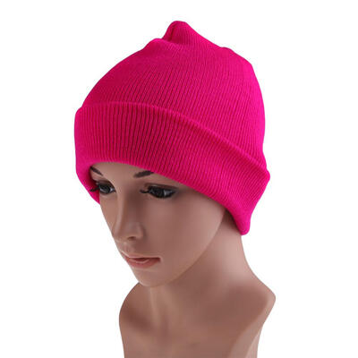 

Mens Women Beanie Knit Ski Cap Hip-Hop Color Winter Warm Unisex Wool Hat