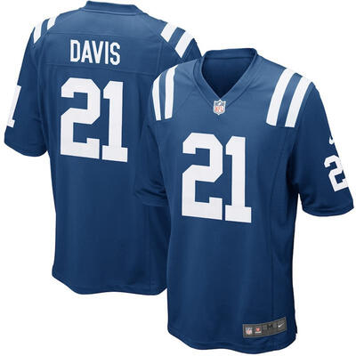 

Youth Football Jersey Indianapolis Colts Vontae Davis Royal Blue Game Jersey