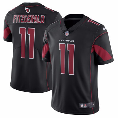 

Nike NFL Mens Arizona Cardinals Larry Fitzgerald Black Vapor Untouchable Color Rush Limited Player Jersey