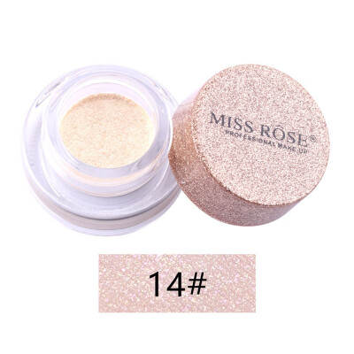 

MISS ROSE Eye Shadow Powder Shiny Smoky Eyeshadow Bling High Gloss Face Glow Powder