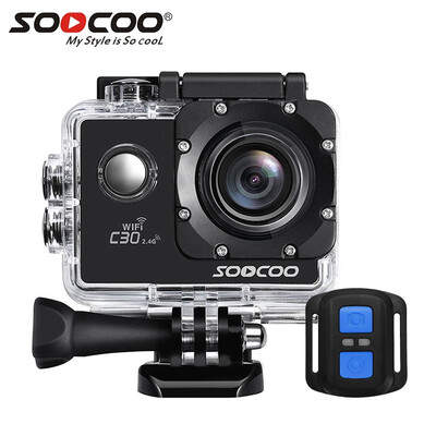 

SOOCOO C30R 4K Sports Camera Wifi Gyro NTK96660 30M Waterproof Adjustable Viewing angles Action Camera