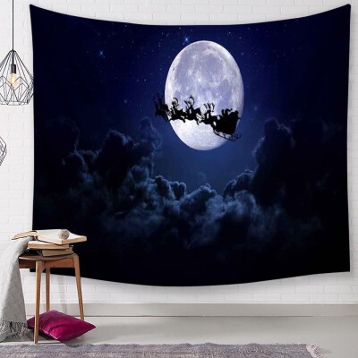 

Tailored Christmas Tapestry Santa Print Wall Hanging Tapestry Art Home Decor