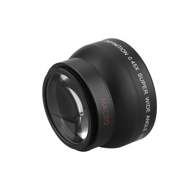 

HD 37MM 045x Wide Angle Lens with Macro Lens Attachment Lens Macro Conversion Lens for Canon Nikon Sony Pentax 37MM Lens