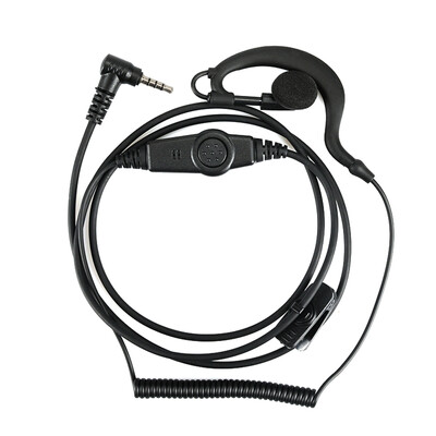

1pin 35mm G-shaped Ear Hook Earphone Mic Headset Earpiece Replacement for Yaesu Vertex VX-2R VX-3R FT-10R Walkie Talkie
