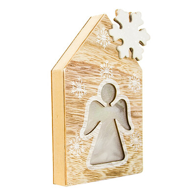 

Tailored Wooden Santa ClausSnowman Lamp Ornament Home Christmas Party Table Decor