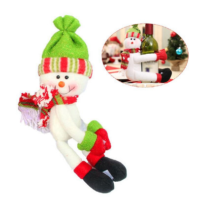 

New Christmas Wine Bottle Cover Christmas Wine Bottle Decoration
