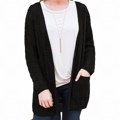 

Cardigan Sweater womens Long Sleeve Loose Cardigan Knit Jacket