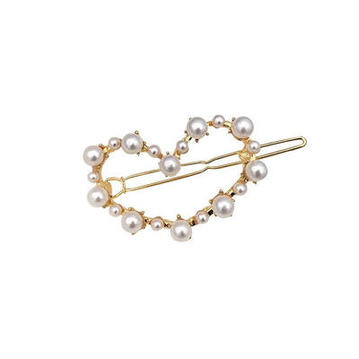 

Korean Pearls Geometric Heart Star Fringe Barrette Women Ponytail Hair Clip