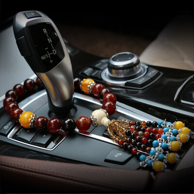 

Car jewelry car pendant Buddha beads gear beads inside the pendant dragon patterns stone agate beads pendant