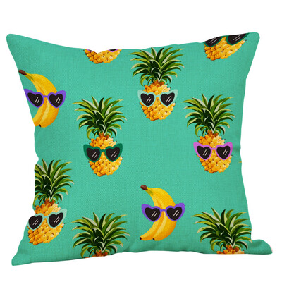 

Gobestart Flax Pillow Case Cover Garden Scenery Throw Sofa Car Cushion Cover Home Decor