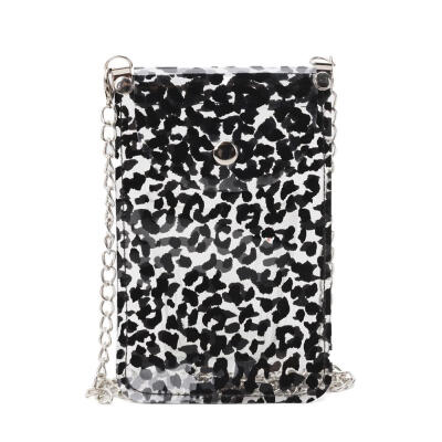 

Serpentine Shoulder Crossbody Bags Women Leopard Print Small Phone Pouch