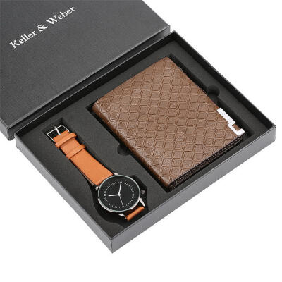 

Mens Gift Set Quartz Watch Wallet With Exquisite Gift Box