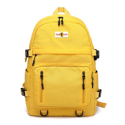 

Marsoul nylon student bag female campus student backpack simple male backpack travel leisure bag outdoor
