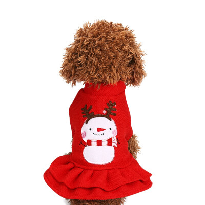 

Pet Dog Dress Christmas Dog Clothes Couple Shirt Dress Costume Dog Cat Coat Yorkshire Terrier Pet Clothes For Small Dogs Cats