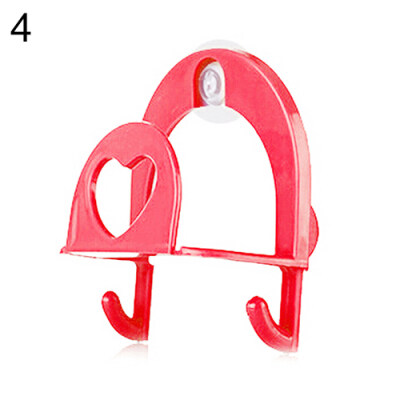 

Multifunctional Kitchen Bathroom Sucker Wall Sink Hook Shelf Rack Plastic Hanger