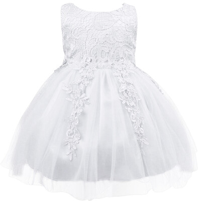 

Princess Party Dress Girls Sleeveless Infant Lace Children Elegant Dresses