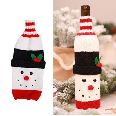 

Wine Bottle Cover Christmas Decorations Festival Decoration of Hotel Restaurant