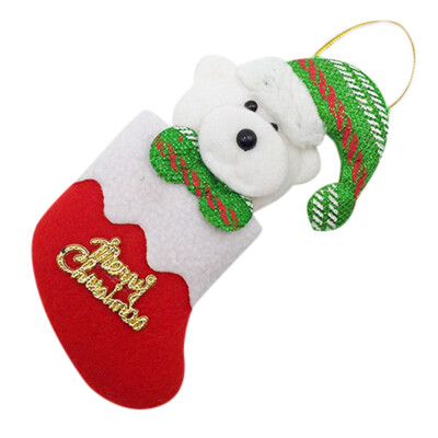 

Tailored 1PC Christmas Small Socks Ornament Hanging Pendant Embellishment Decoration