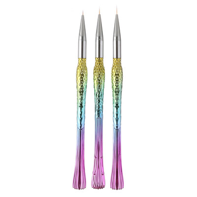 

Toponeto 3pcs Small Pen Hook Painting Line Nail Pens Pull Pen Paint