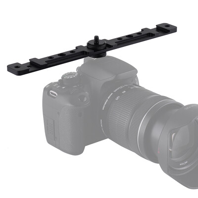 

Aluminium Alloy Hot Shoe Extension Bar Mount Bracket Flash Bracket 14 Inch 38 Inch Screw Mounts for Flash Speedlite LED Video Li