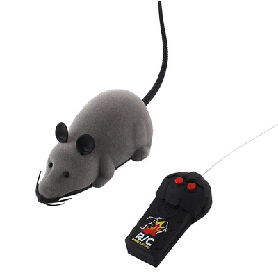 

RC Funny Wireless Electronic Remote Control Mouse Rat Pet Toy For Cats