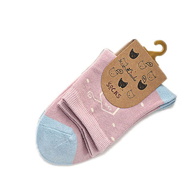 

5 Pairs Children Baby Printing Cotton Socks Middle Tube Autumn Winter Lovely Socks