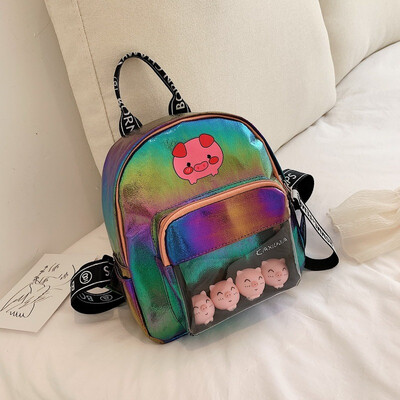 

Summer ins super fire bag female 2019 new Korean fashion large capacity backpack wild casual shoulder bag