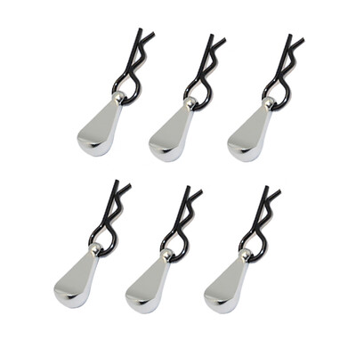 

Tailored 6Pcs Set Body Clips Aluminium Mount For 110 To 118 Models RC Car
