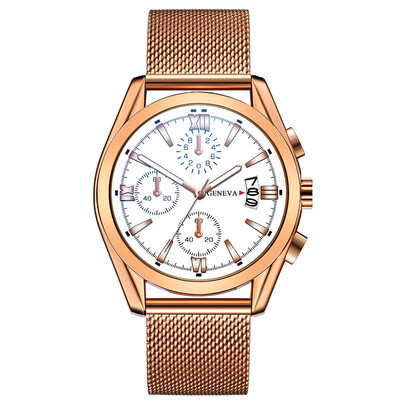 

Gobestart Luxury Watches Quartz Watch Stainless Steel Dial Casual Bracele Watch