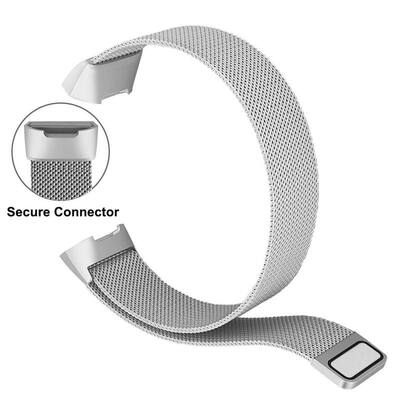 

Adjustable Watch Band Strap Magnetic Stainless Steel Wristband Wristwatch Bands Replacement Accessories For Fitbit Charge 3