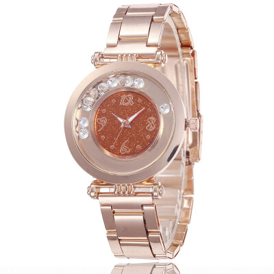 

Creative heart-shaped digital sand watch ladies simple fashion watch student popular hot watch