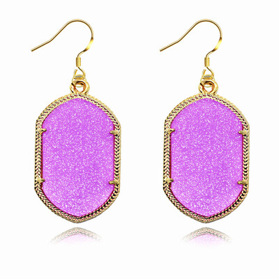 

Hot Retro Vintage Fashion Earrings Geometry Acrylic Fluorescent Earring Earrings Women Gifts Fashion Acrylic Earrings