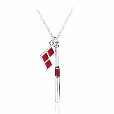 

2019 Hot Sale Europe Unisex Baseball Bat Pendant Chain Necklace Charm Jewelry