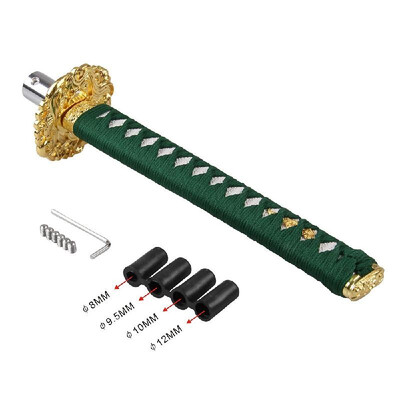 

Special wholesale car samurai handle shift head shifter alloy shift wave 30CM samurai shift head green