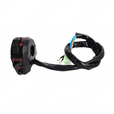 

78 Handlebar Control Horn Turn Signal Light Left Side Switch For Motorcycle