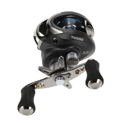 

LMA200 101BB Ball Bearings Right Hand Bait Casting Fishing Reel High Speed 631 Black