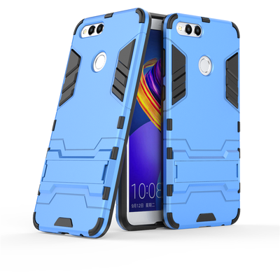 

Goowiiz Phone Case For Huawei Honor 7X Play7S EnjoyP SmartMate SE Armor PCTPU Silicone Hard Bracket Double Protection