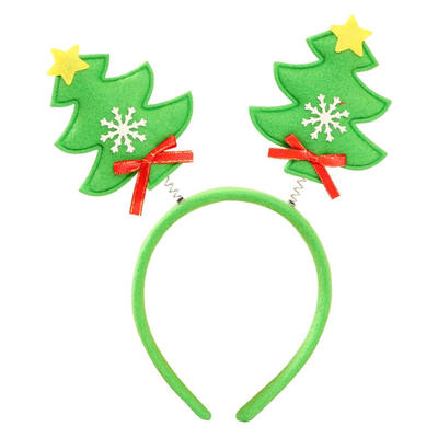 

Adult Kids Christmas Tree Headband New Year Headwear Party Decor Hairband